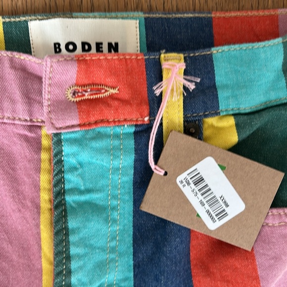 NWT Boden High Rise rainbow jeans. - Picture 3 of 5